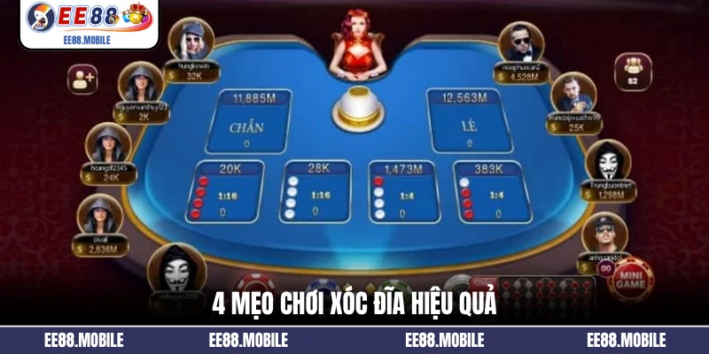 4 mẹo chơi Xóc Đĩa hiệu quả