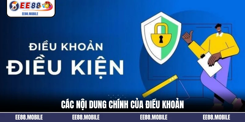 Các nội dung chính của điều khoản